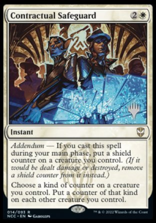 Sauvegarde contractuelle (promo pack) [Promos Commander Les rues de la Nouvelle Capenna]
