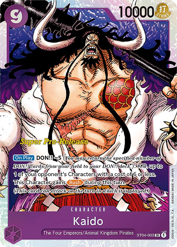 Kaido (003) [Mazo de Inicio de Super Prelanzamiento: Piratas Bestias]