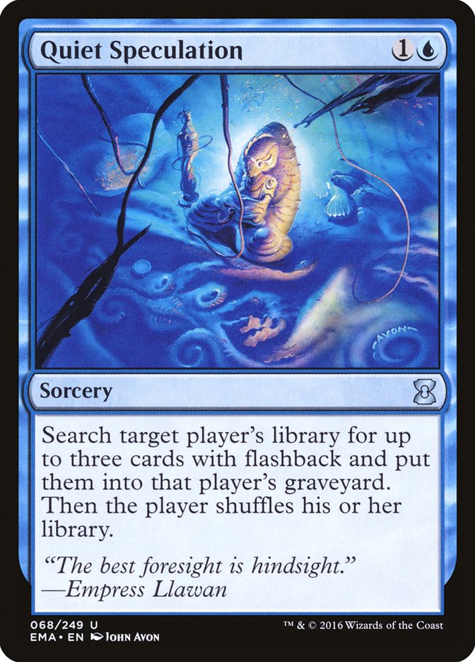 Spéculation tranquille [Eternal Masters]