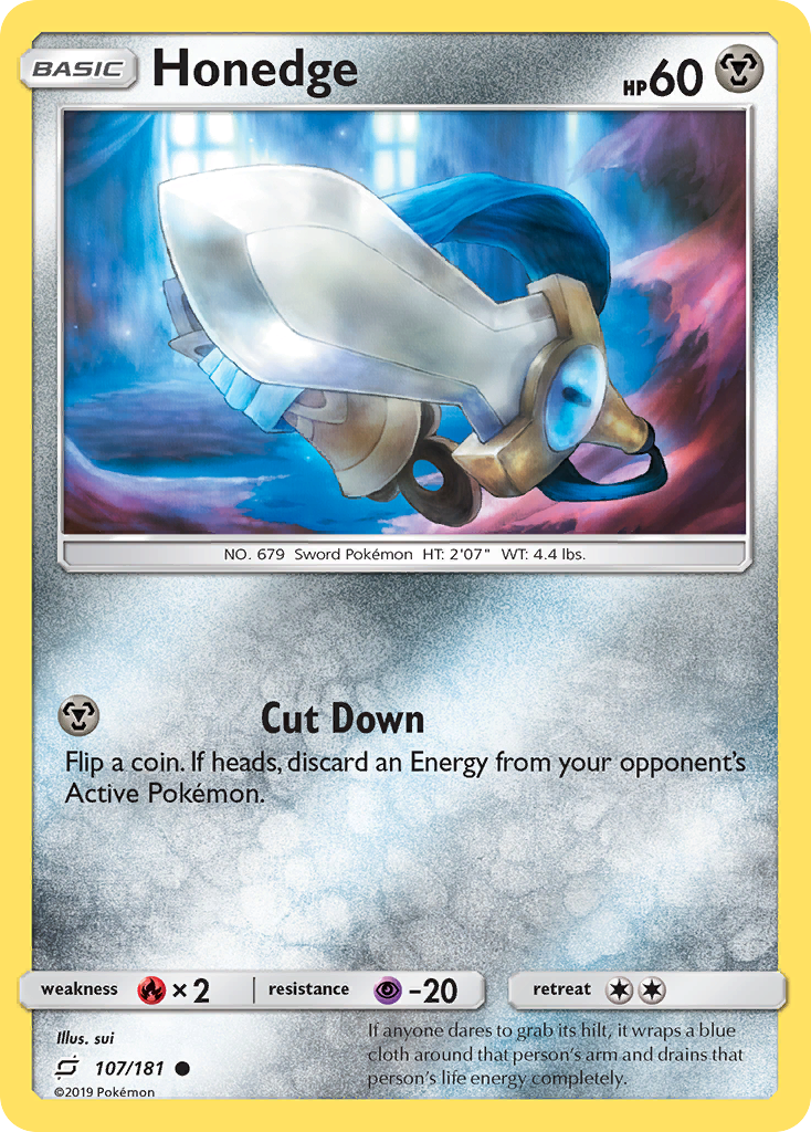 Honedge (107/181) [Sol y Luna: Unión de Equipos]