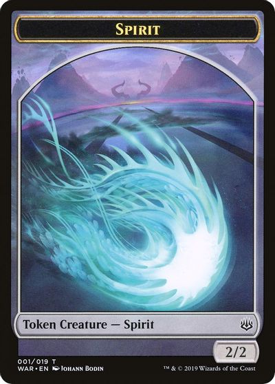 Dragon // Esprit Jeton recto-verso [Jetons des Decks Challenger 2020]