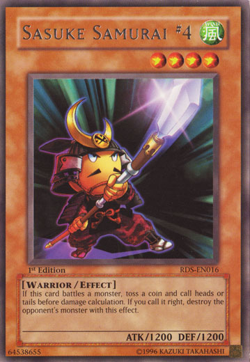 Samouraï Sasuke n°4 [RDS-FR016] Rare
