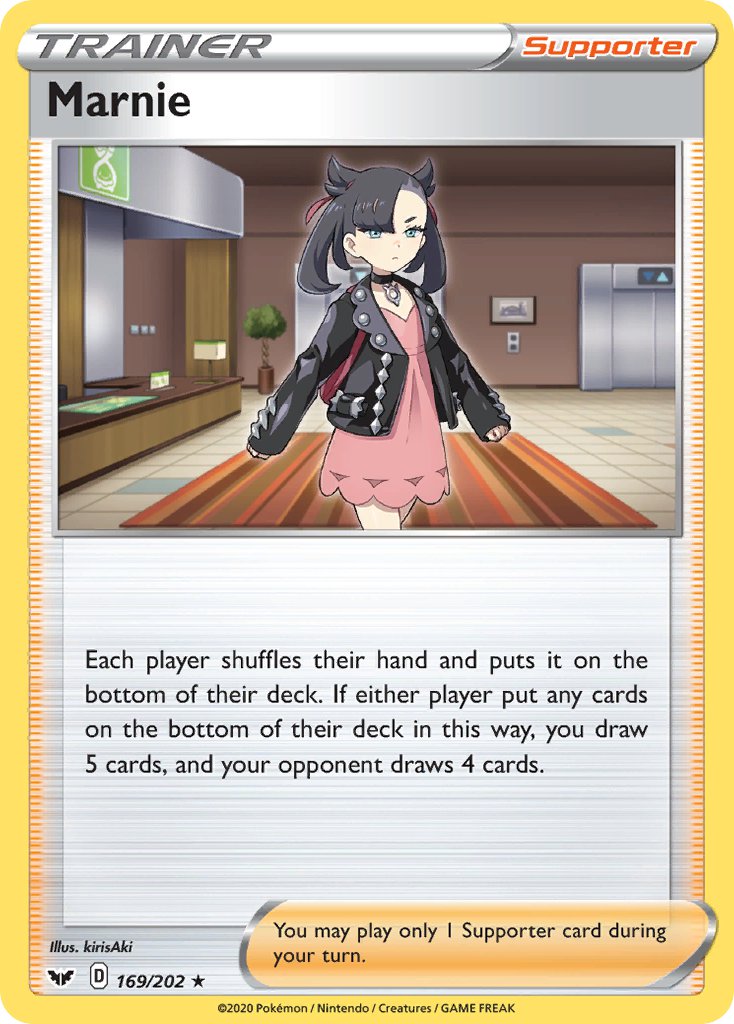 Marnie (169/202) (Exclusivité Deck Thème) [Épée et Bouclier : Set de Base]