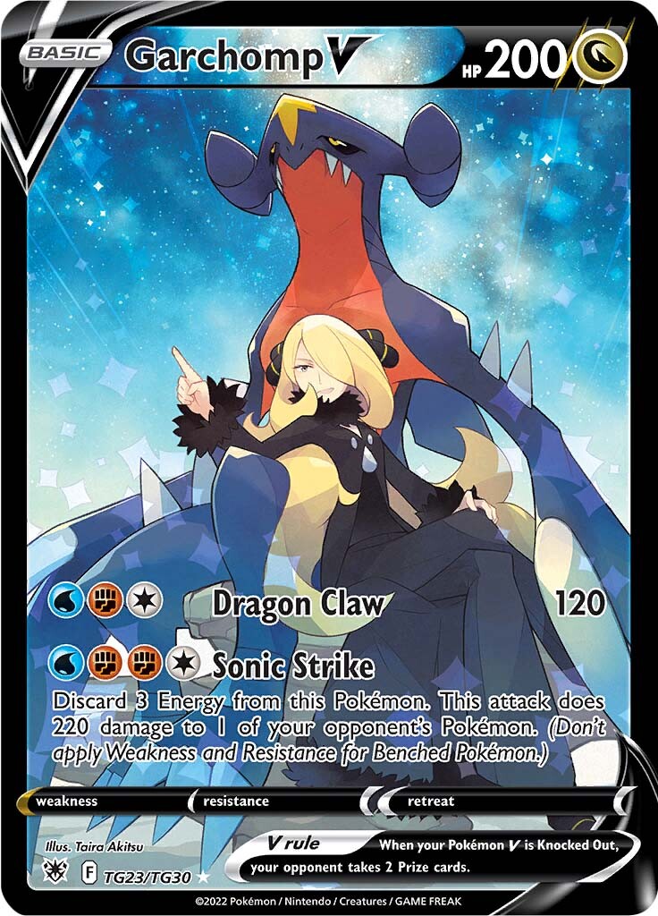 Garchomp V (TG23/TG30) [Espada y Escudo: Resplandor Astral]