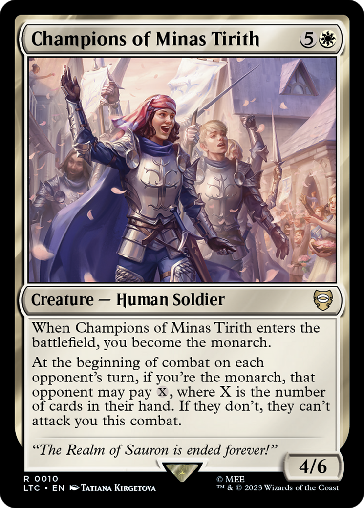Champions de Minas Tirith [Le Seigneur des Anneaux : Contes de la Terre du Milieu Commander]