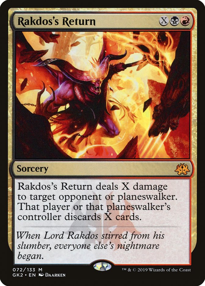 Retour de Rakdos [Kit de guilde Allégeance de Ravnica]