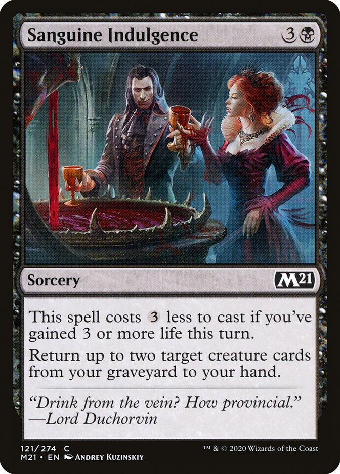 Indulgence sanguine [Édition de base 2021]