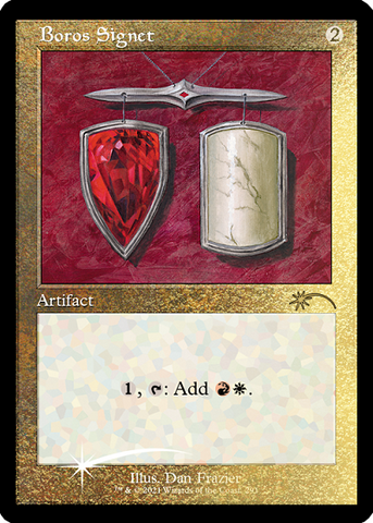 Sceau de Boros (Rétro) (Gravure à l'eau-forte Premium) [Secret Lair Drop Series]