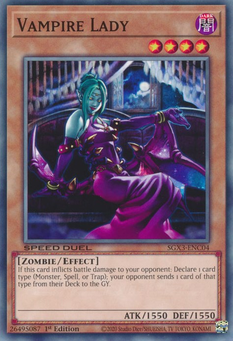 Dama Vampiro [SGX3-ENC04] Común