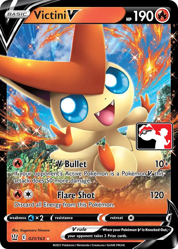Victini V (021/163) [Serie Uno de Paquetes de Premios]