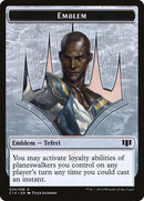 Emblème de Teferi, archimage temporel // Zombie (011/036) Jeton recto-verso [Jetons Commander 2014]