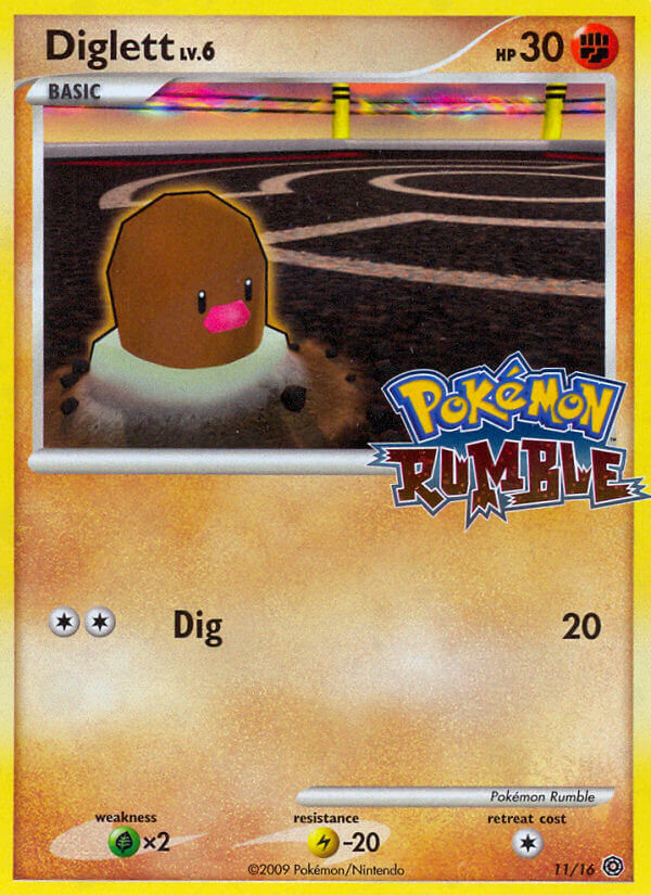Taupiqueur (11/16) [Pokémon Rumble]