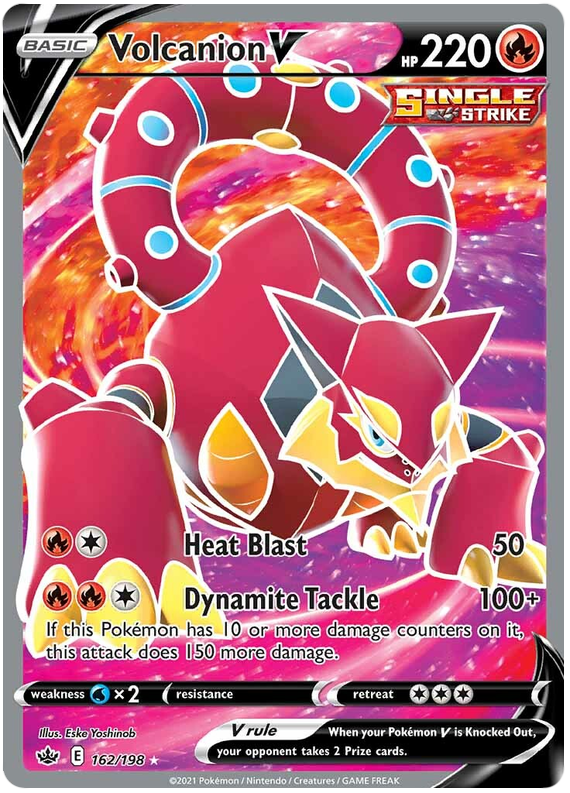 Volcanion V (162/198) [Espada y Escudo: Reinado Escalofriante]