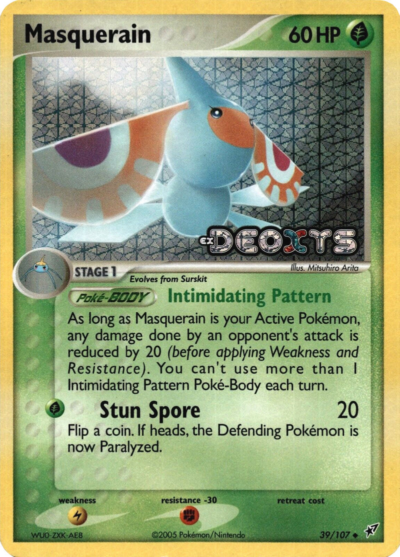 Masquerain (39/107) (Estampillé) [EX: Deoxys]