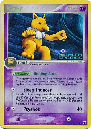 Hypno (23/113) (Sellada) [EX: Especie Delta]