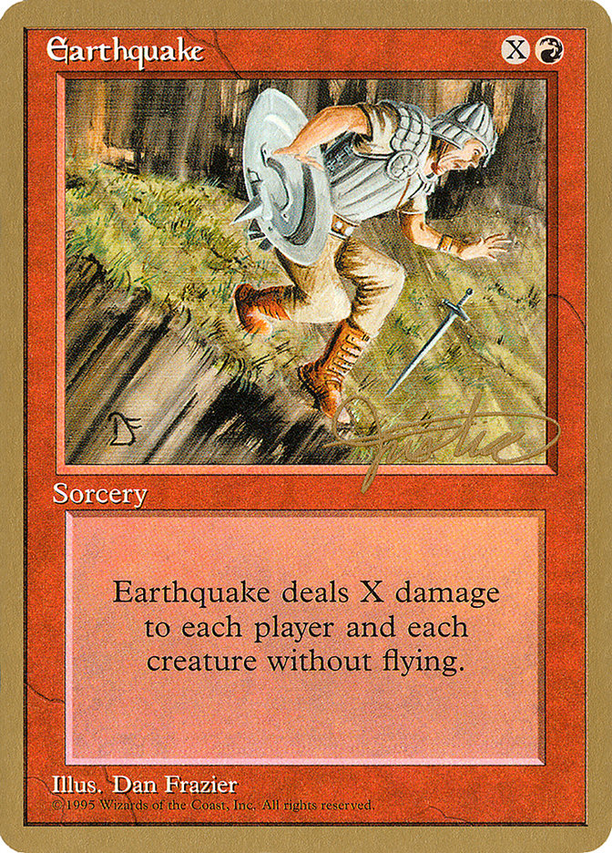 Terremoto (Mark Justice) [Pro Tour Collector Set]