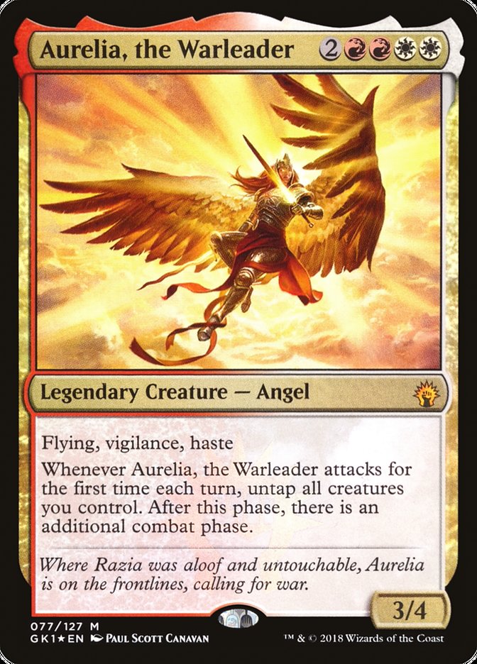 Aurélia, meneuse de guerre [Kit de guilde Guildes de Ravnica]