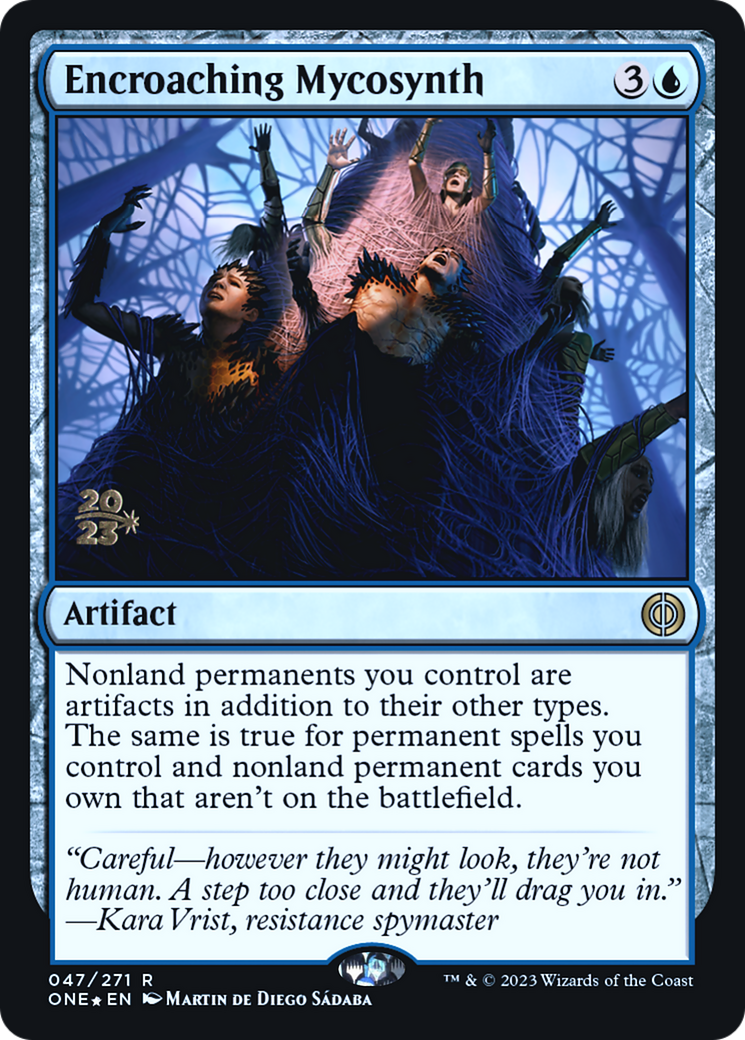 Mycosynth Envahissant [Phyrexia : Tout sera un — cartes promos d’avant-première]
