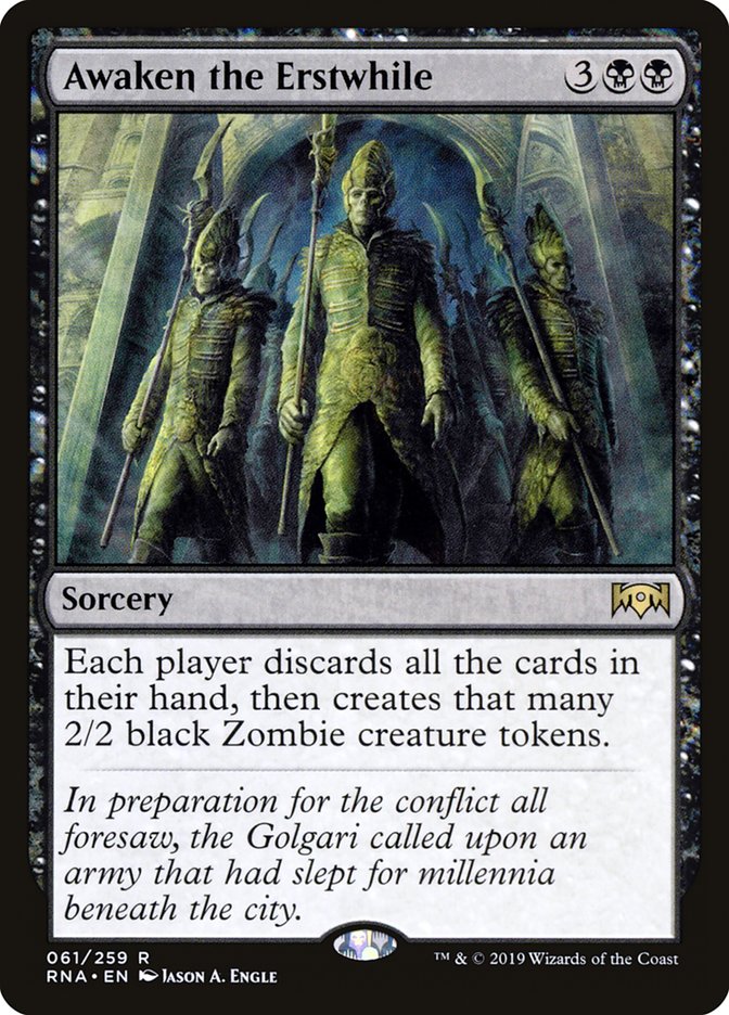 Réveiller les jadis [Allégeance de Ravnica]