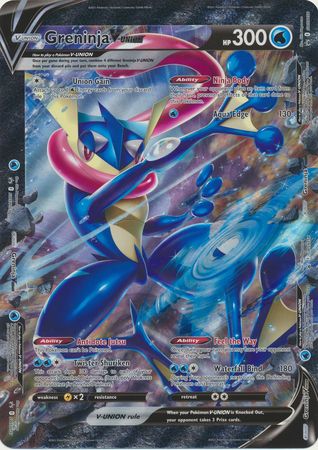 Greninja V-Union (Carta Jumbo) [Espada y Escudo: Promociones Black Star]