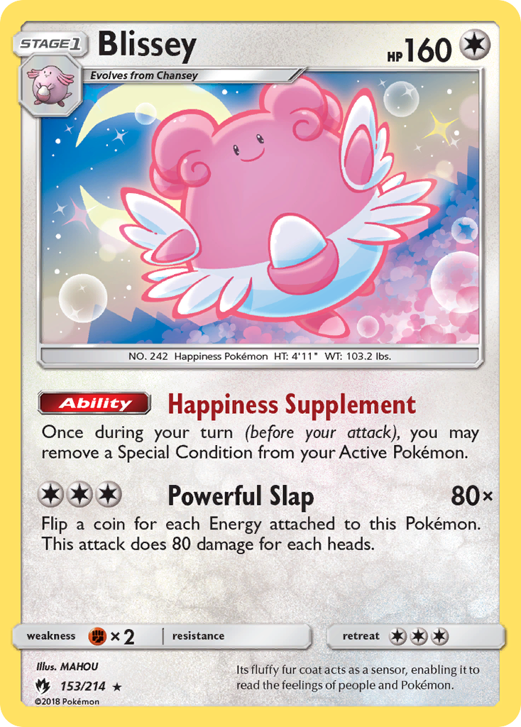 Blissey (153/214) [Sol y Luna: Truenos Perdidos]