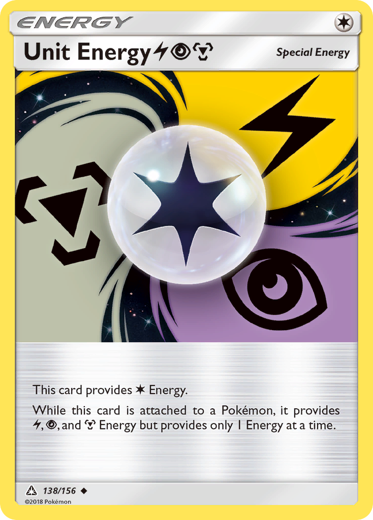 Énergie Unité (138/156) (Électrique, Psy, Métal) [Soleil et Lune : Ultra-Prisme]
