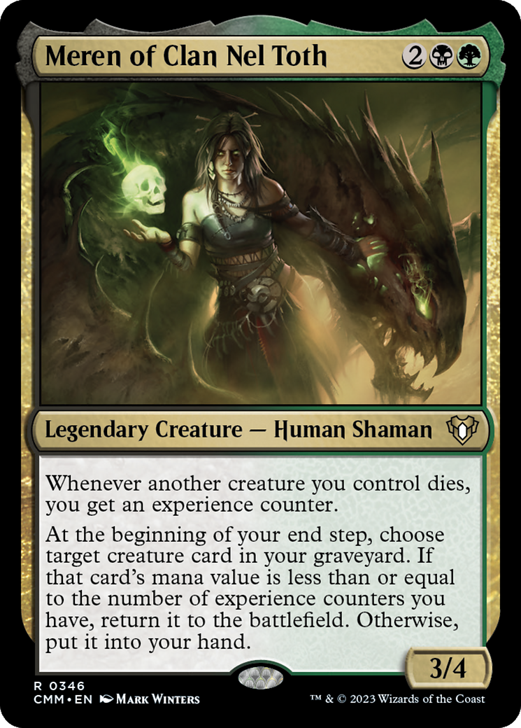 Meren du clan Nel Toth [Commander Masters]