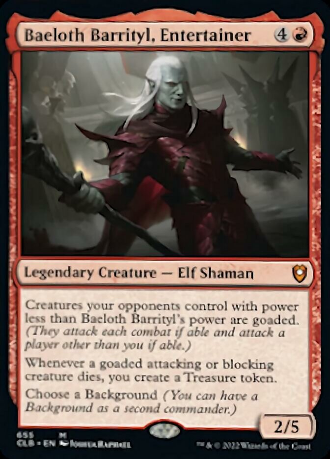 Baeloth Barrityl, Animador [Commander Legends: Battle for Baldur's Gate]