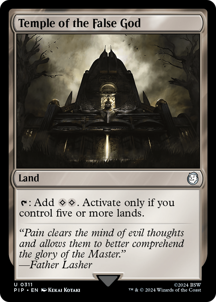 Temple du faux Dieu [Fallout]
