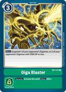Giga Blaster [BT1-111] [Lanzamiento de la Edición Especial de Refuerzo Ver.1.0]