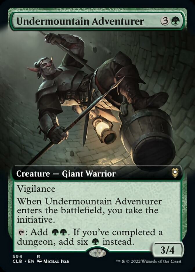 Aventurier des Profondeurs (Extended Art) [Commander Legends : Battle for Baldur's Gate]