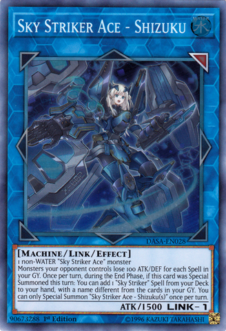 As Sky Striker Ace - Shizuku [DASA-EN028] Súper Rara