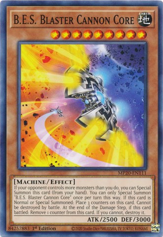 Cœur de Canon Blaster B.E.S. [MP20-FR111] Commune