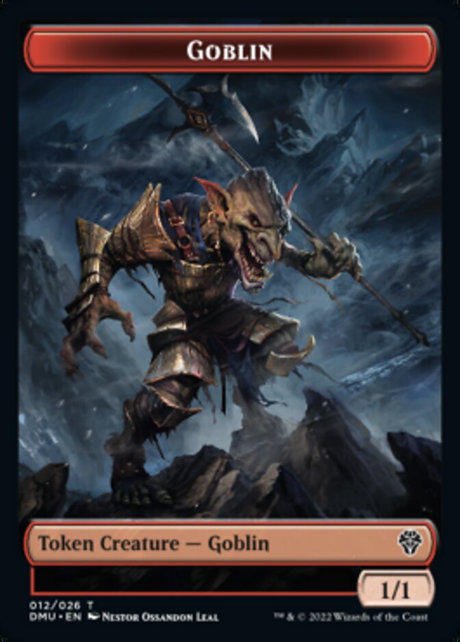 Soldat // Gobelin Jeton double face [Jetons Dominaria Uni]