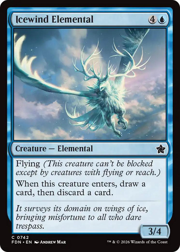 Elemental gélido (0742) [Foundations]