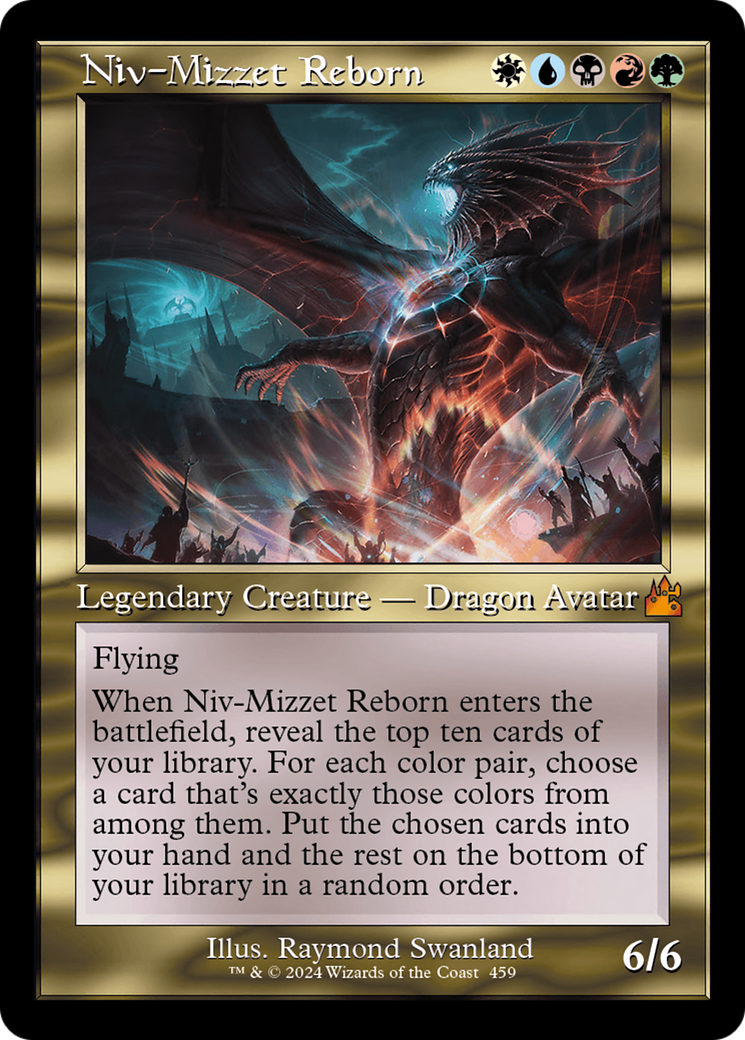 Niv-Mizzet réincarné (Cadre rétro) [Ravnica Remastered]