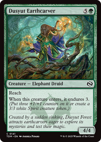 Dusyut, tallador de tierra [Tarkir: Tormenta de dracogracia]