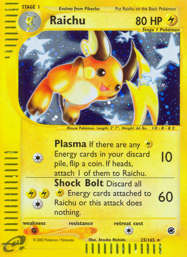 Raichu (25/165) [Expédition : Set de Base]