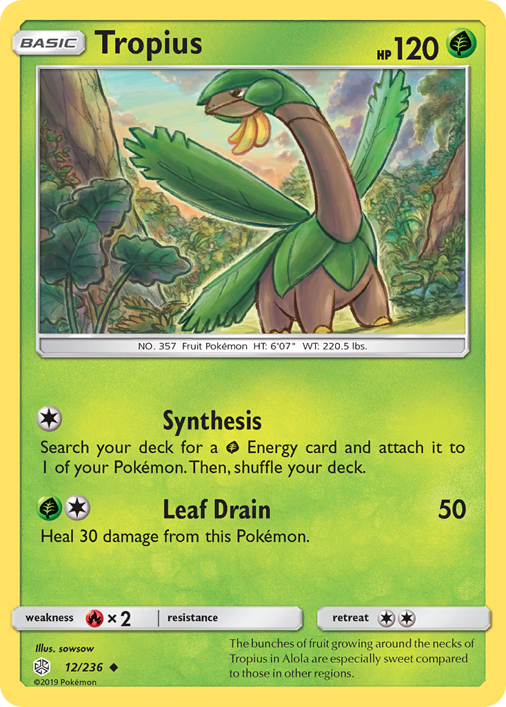 Tropius (12/236) [Soleil et Lune : Éclipse Cosmique]