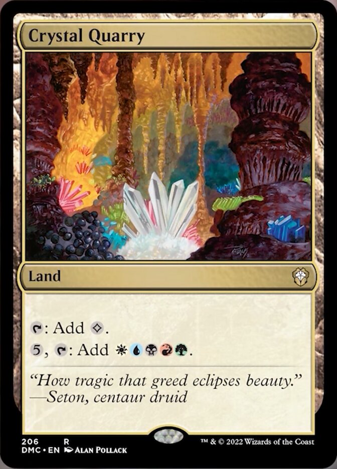 Carrière cristalline [Commander Dominaria uni]