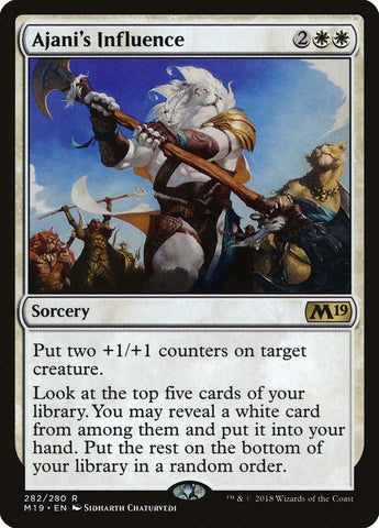 La influencia de Ajani [Colección básica 2019]