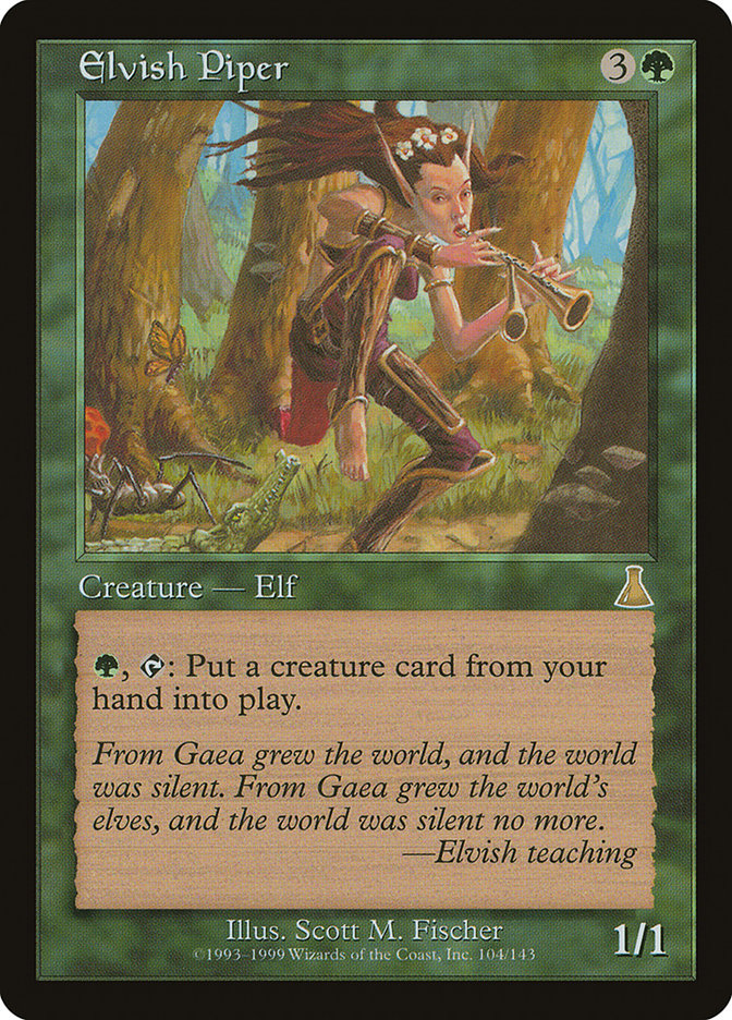Cornemuseuse Elfe [Destinée d'Urza]