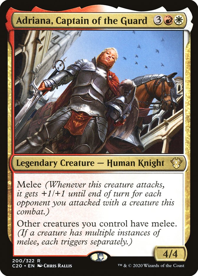 Adriana, Capitaine de la garde [Commander 2020]