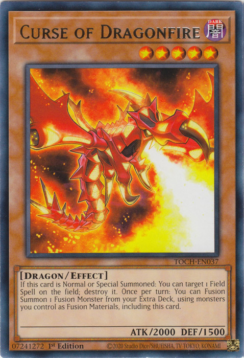 Malédiction du Feu Draconique [TOCH-EN037] Rare
