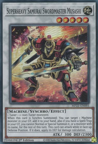 Samouraï Supralourd Maître-Épée Musashi [MP21-FR095] Super Rare