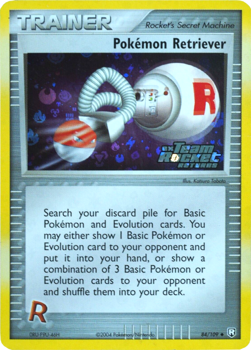 Pokémon Retriever (84/109) (Estampillée) [EX: Team Rocket Returns]