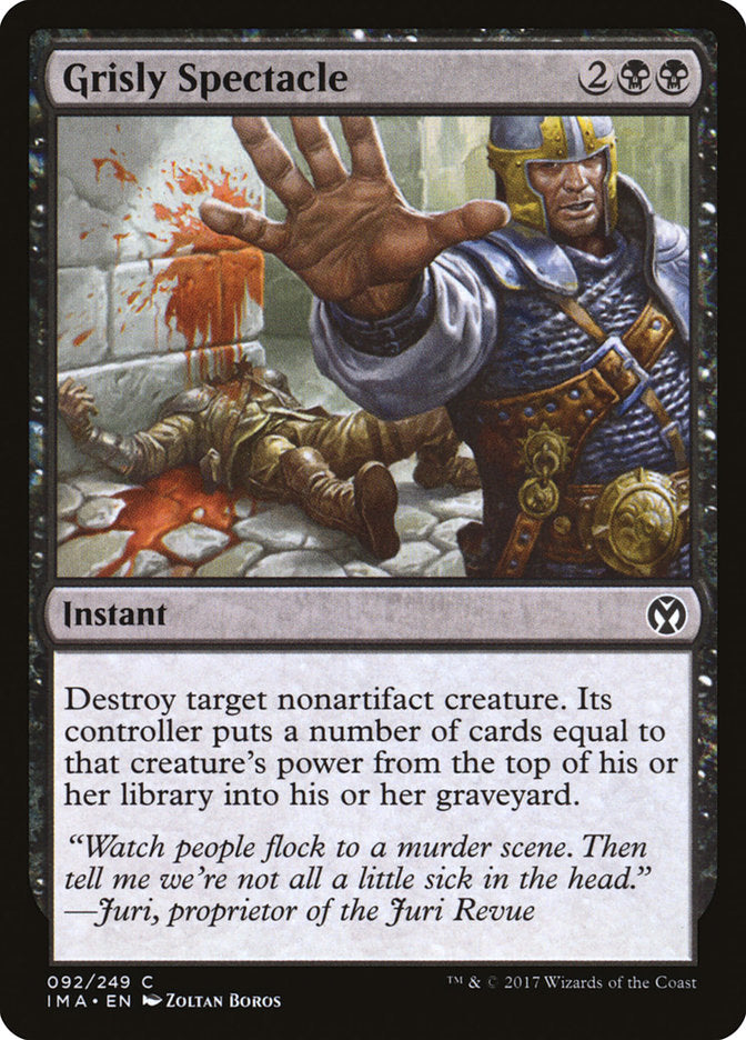 Spectacle macabre