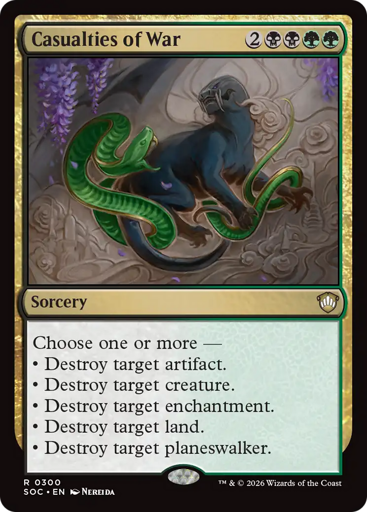 Víctimas de Guerra [Commander: Secretos de Strixhaven]