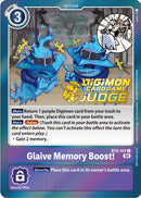 ¡Impulso de memoria Glaive! [BT6-107] (Paquete de Juez 3) [Promociones Doble Diamante]