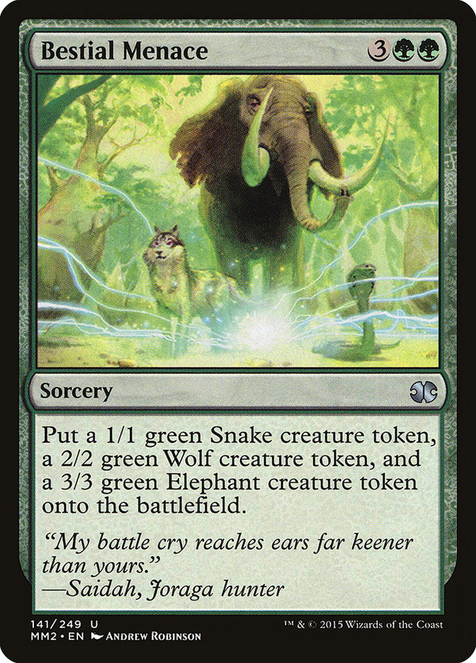 Menace bestiale [Modern Masters 2015]